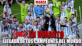 Llegada de Argentina a Buenos Aires como Campeona del Mundial en Qatar 2022 EN DIRECTO  MARCA [upl. by Romalda]