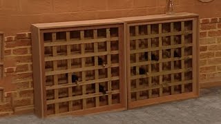 How to Build a Wine Rack [upl. by Ettennad]