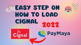 HOW TO LOAD CIGNAL TV USING PAYMAYA 2022  PAANO MAGLOAD NG CIGNAL TV GAMIT ANG PAYMAYA [upl. by Thekla]