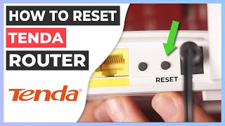 🔁 How to Reset a Router  TENDA [upl. by Rina]