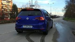 Golf 7 R stock Launch Control [upl. by Ignacius]