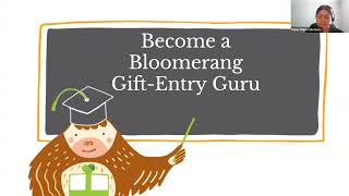 Bloomerang Intermediate Class GiftEntry Guru [upl. by Downs]