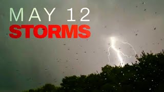 Storm Chasing Highlights  UK Storms May 12 2024 [upl. by Eloise]