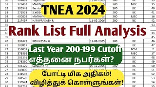 TNEA 2024Engineering General Rank List 2023 Full Analysisபோட்டி அதிகம்Vincent Maths [upl. by Charbonnier]