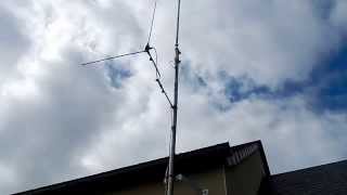 14CB050 ANTENNE ANTRON A 99 monter a 6 mètres du sol [upl. by Gannon]