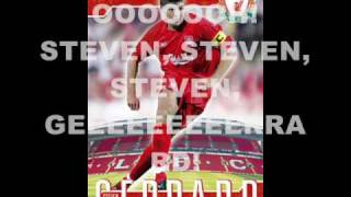 Steven Gerrard song Youre just too good too be true with lyrics [upl. by Rozella]