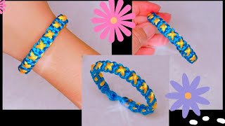 LEARN HOW TO MAKE MACRAME BRACELET 🪢💝 PARACORD BRACELET TUTORIAL [upl. by Lavella81]