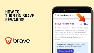 How to Use or Turn ON Brave Rewards EASY [upl. by Amos]