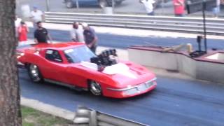 Pro Mod vette Sumerduck dragway 72013 [upl. by Malory544]