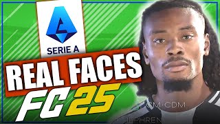 FC 25 🍝 SERIE A  ALL NEW Player REAL FACES amp Ratings [upl. by Claire712]