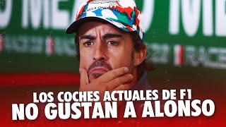 Fernando Alonso vuelve al trabajo en Aston Martin y nota un PROBLEMA en los F1 actuales [upl. by Einnaf]