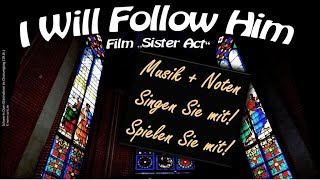 I Will Follow Him Sister Act Noten kostenlos Gesang SoloChor Orchester Streicher Bläser Klavier [upl. by Rock]