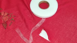 DIY Clothing Repair How to Use Double Sided Tape for Rafu and Holes [upl. by Minda]