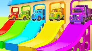 Learn Colour With Slide Nursery Rhymes l Colour For Kids l Kids Cartoon l Kids Song l [upl. by Golightly]