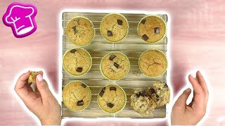 Muffins OHNE Eier  Toller Back Hack im Test  Banane statt Eier  Wie schmecken die Muffins [upl. by Karlis119]