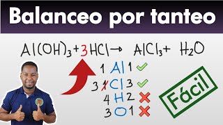 Balanceo de Ecuaciones químicas por Tanteo  Fácil de entender [upl. by Munson]