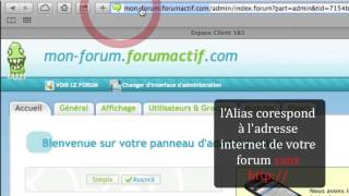 Intégrer un forum sur un site ou blog  CNAME Forumactif [upl. by Ileyan]