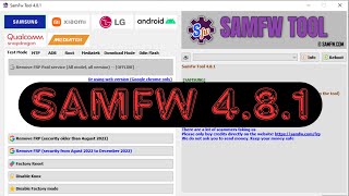 Samfw frp tool 481 Samsung frp bypass tool 2024 Oneclick bypass Google account verification [upl. by Mutz]