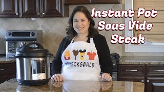 Best Sous Vide Steak in Instant Pot  Beginners Tutorial  Sous Vide Without Vacuum [upl. by Nilre]