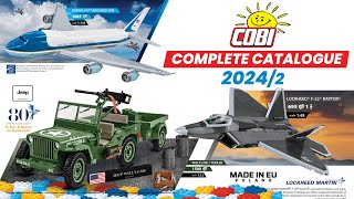 📖Complete COBI catalogue 20242  Tanks planes cars cobi bricks [upl. by Nonnel]