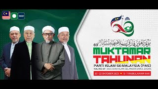 LIVE Ucapan perasmian Abdul Hadi Awang di Muktamar PAS ke69 20 Okt 2023 [upl. by Doloritas]