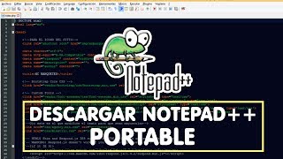 👓Como descargar notepad español 2018  😜 Version Portable Oficial👓 [upl. by Ssur494]