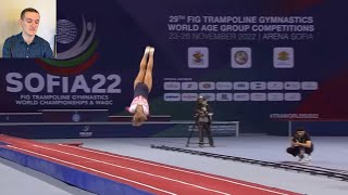 Reacting to Women’s Power Tumbling World Championship [upl. by Aiahc303]