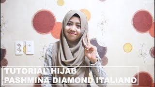 TUTORIAL HIJAB PASHMINA DIAMOND ITALIANO [upl. by Christabel]