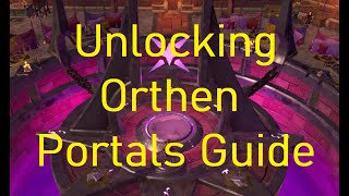 Runescape 3 Unlocking All of the Orthen Digsite Teleport Portals [upl. by Kcirtemed]