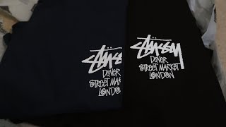 STUSSY X DSM LONDON CHAPTER HOODIE  TEE UNBOXINGREVIEW [upl. by Aras61]