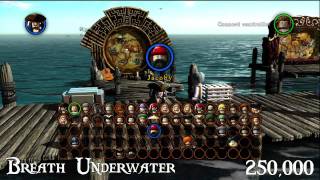 Secret Hats 520 Red Hats LEGO Pirates of the Caribbean  You may throw my hat Achievement Guide [upl. by Ahsyla965]