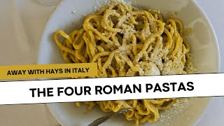 We Taste Tested The Four Roman Pastas in Rome [upl. by Kind690]