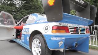 Peugeot 405 T16 Pikes Peak  Festival of Speed 2013 [upl. by Pail]