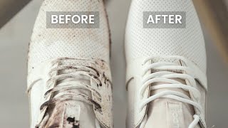 How To Clean White Sneakers [upl. by Ardnasil]