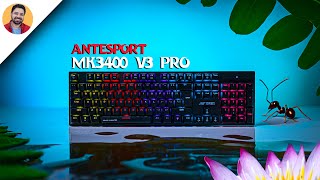 Ant Esports MK3400 V3 Pro Review  Best Budget Mechanical Gaming Keyboard under 1500 in 2024 [upl. by Ailatan]