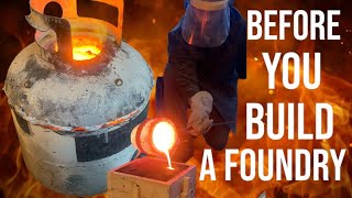 How To Make The Metal Foundry  Steel Melting Furnace [upl. by Deppy201]