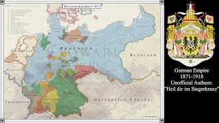 Germanys Border Evolution Through Anthems [upl. by Sivat605]