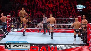 Johnny Gargano Tommaso Ciampa amp The Miz Vs Imperium Parte 1  WWE Raw 11122023 En Español [upl. by Isiad]