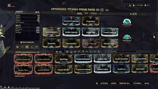 Warframe 2024 Titania Prime Speed Build Relic Farm amp Corrupted Mod Farm [upl. by Leal]