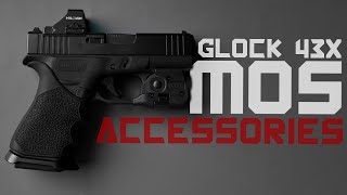 GLOCK 43x MOS RIGGED OUT FOR EDC OR HOME DEFENSE BUILD ACCESSORIES [upl. by Toiboid]