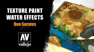 TEXTURE PAINT quotWATER EFFECTSquot by Don Suratos 💧💦 [upl. by Repinuj]