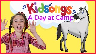 A Day At Camp by Kidsongs  Camp Songs for Kids  Hokey Pokey Dance  Camp fire Songs  PBS Kids [upl. by Kappenne831]