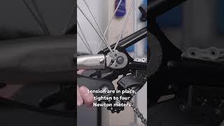 How to fit the chain tensioner on the Brompton P Line PT2 [upl. by Cattan]