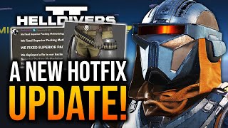 Helldivers 2  NEW Hotfix Update Warbond amp Illuminate [upl. by Odnala]