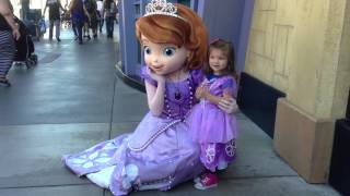 Home Video Violet meeting Princess Sophia [upl. by Midis]