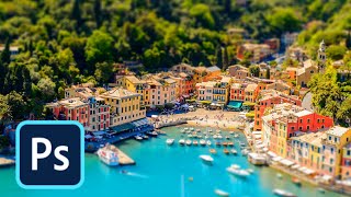 The tiltshift effect in Photoshop CC 2021 [upl. by Hephzipa]