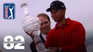 Tiger Woods wins 2000 ATampT Pebble Beach National ProAm  Chasing 82 [upl. by Orlene623]