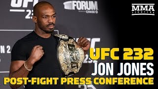 UFC 232 Jon Jones PostFight Press Conference  MMA Fighting [upl. by Placido]