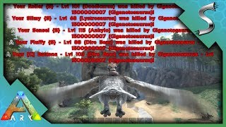 PSYCHO KID RAIDS US WITH LV1BILLION GIGA  Ark Survival Evolved S2E7 [upl. by Ahtnammas]