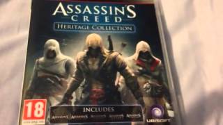 Assassins Creed Heritage Collection Unboxing [upl. by Galatea]